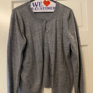 Banana Republic gray cardigan